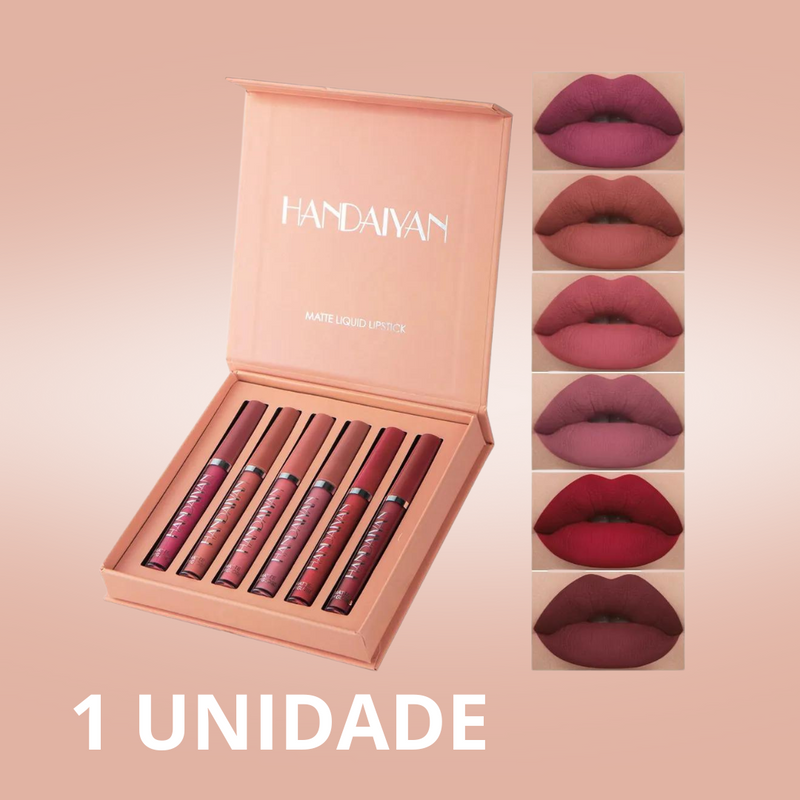 [COMPRE 1 LEVE 2] Kit Batons 6in1 Matte Velvet