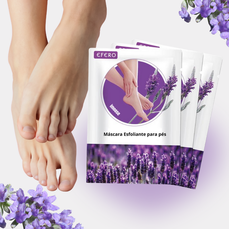 (Compre 1 Leve 3) Kit Lavanda PediCare - Máscara Esfoliante