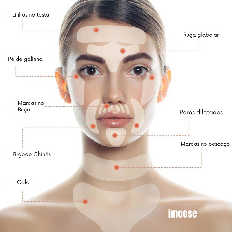 SkinRevive Adesivos Antirrugas Reutilizáveis